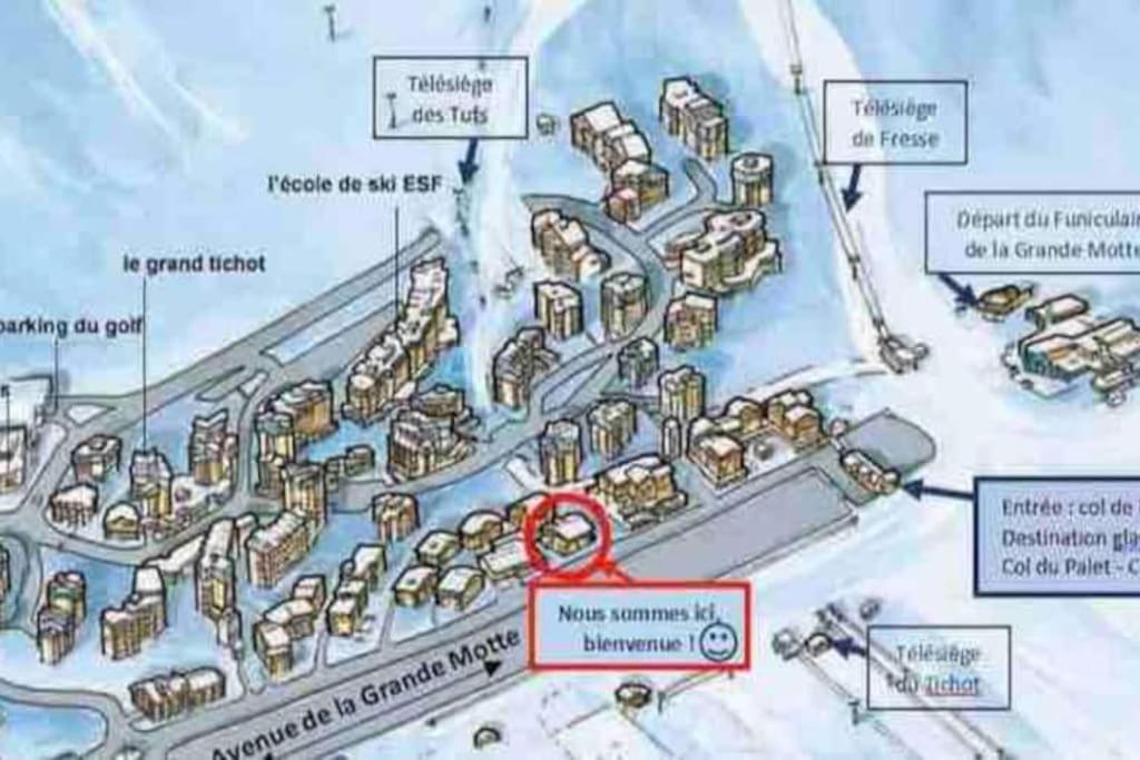 Studio Tignes Val Claret Aux Pieds Des Pistes Ngoại thất bức ảnh